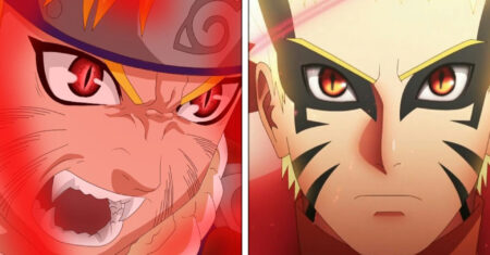 Todas as transformações de Naruto com a Kurama